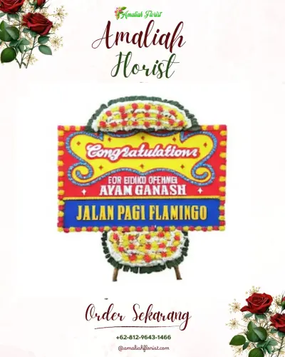 Bunga Papan Congratulation di Harapan Baru